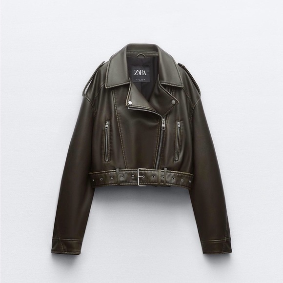 Zara Jackets & Blazers - viral zara leather jacket